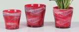Alabaster red 308/15 Glastoepfe