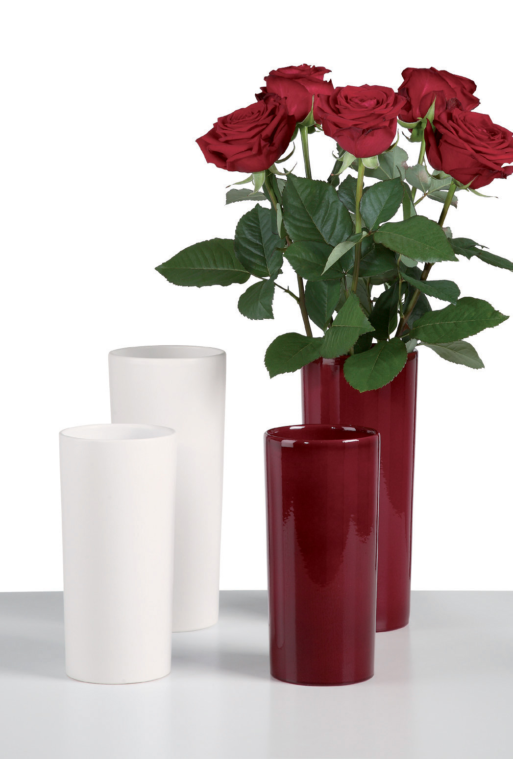 Dark red 501 vasen